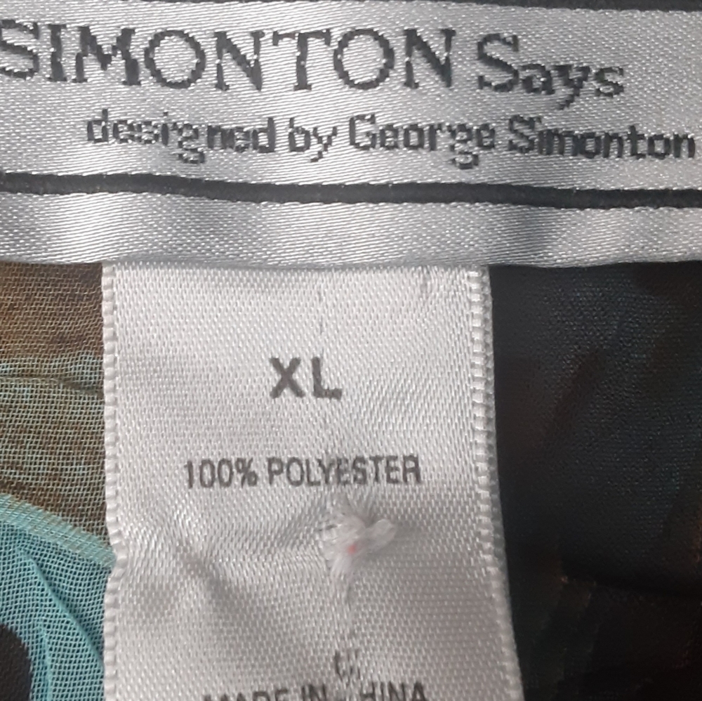 George Simonton Blouse- Women's XL - Picture 6 of 7